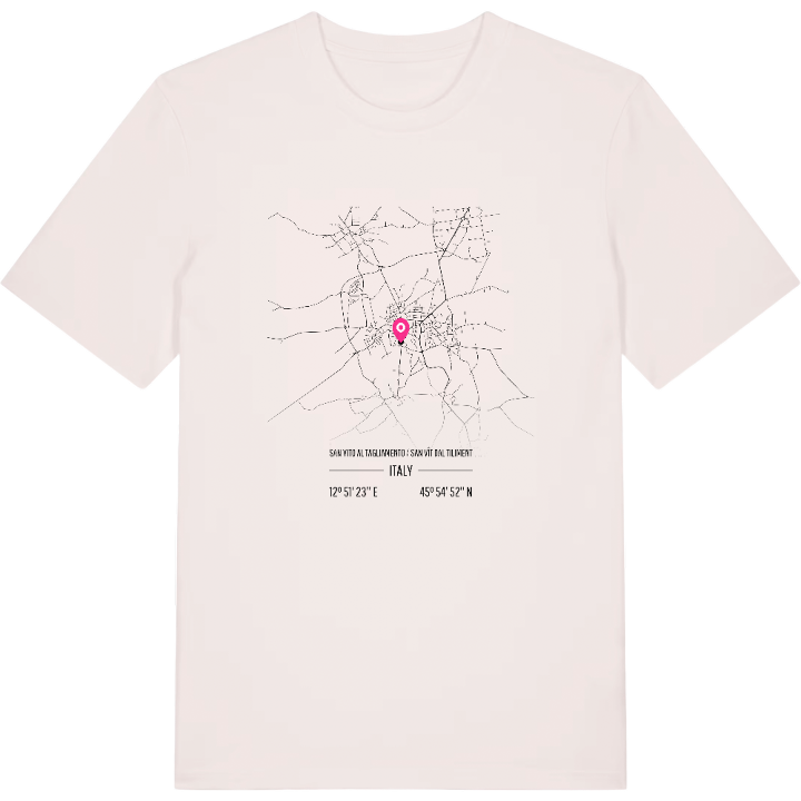 San Vito al Tagliamento / San Vît dal Tiliment karta t-shirt – t-shirt från PinShirt