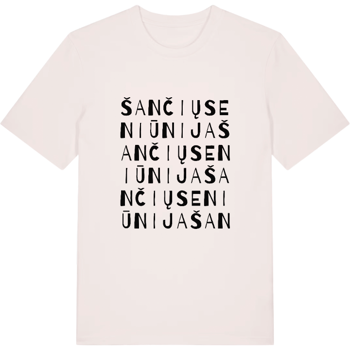 Šančių seniūnija ordlek t-shirt – t-shirt från PinShirt