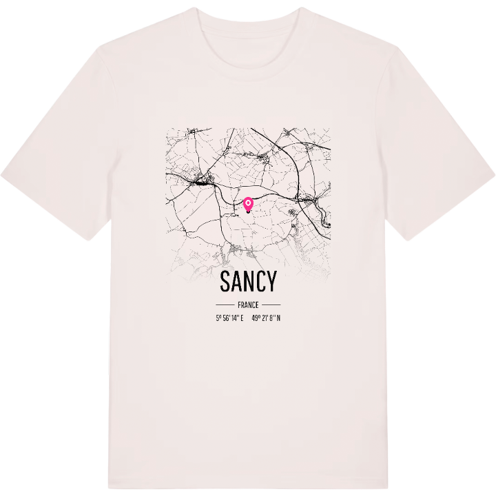 Sancy karta t-shirt – t-shirt från PinShirt