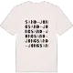 Sand-Jong ordlek t-shirt