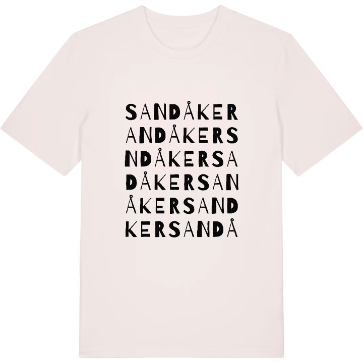 Sandåker ordlek t-shirt – t-shirt från PinShirt