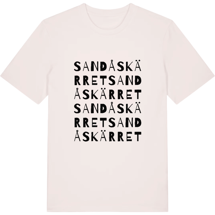 Sandåskärret ordlek t-shirt – t-shirt från PinShirt