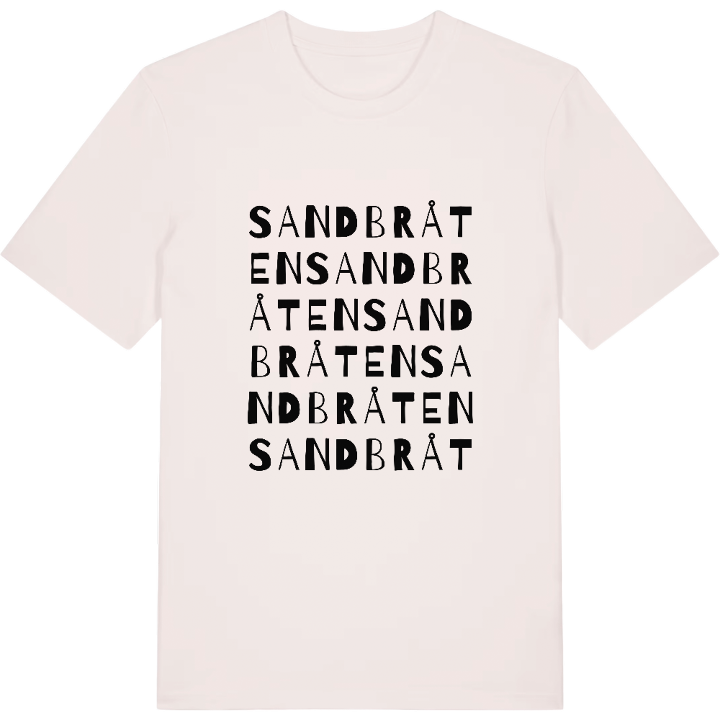 Sandbråten ordlek t-shirt – t-shirt från PinShirt
