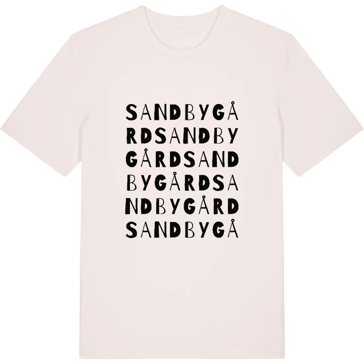 Sandbygård ordlek t-shirt – t-shirt från PinShirt