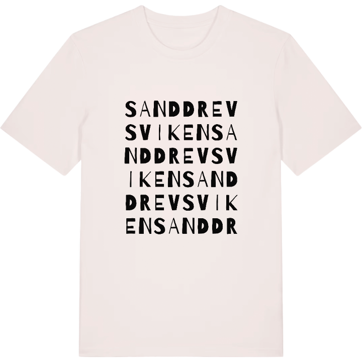 Sanddrevsviken ordlek t-shirt – t-shirt från PinShirt