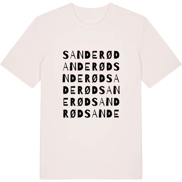 Sanderød ordlek t-shirt – t-shirt från PinShirt