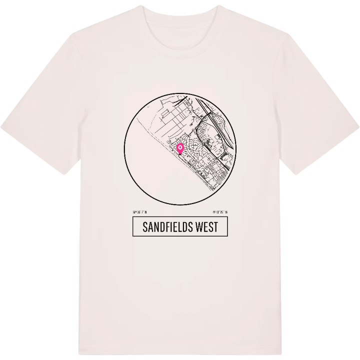 Sandfields West t-shirt – t-shirt från PinShirt