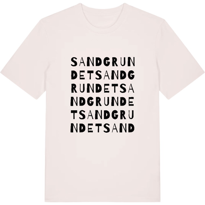 Sandgrundet ordlek t-shirt – t-shirt från PinShirt