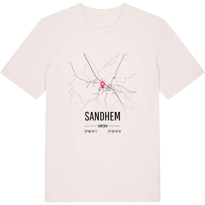 Sandhem karta t-shirt – t-shirt från PinShirt