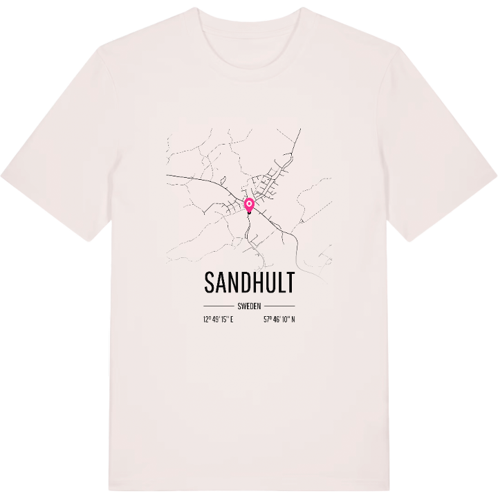Sandhult karta t-shirt – t-shirt från PinShirt