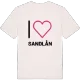 Jag älskar Sandlån t-shirt stort tryck