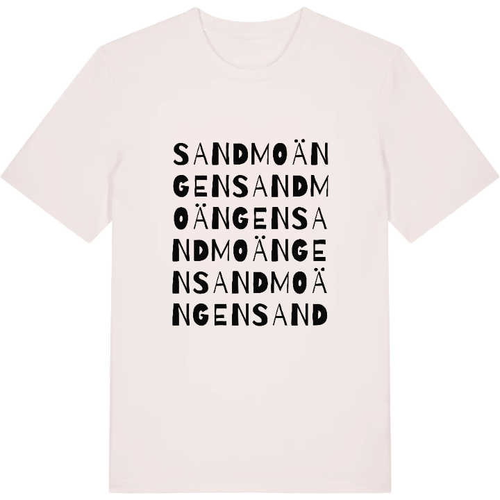 Sandmoängen ordlek t-shirt – t-shirt från PinShirt