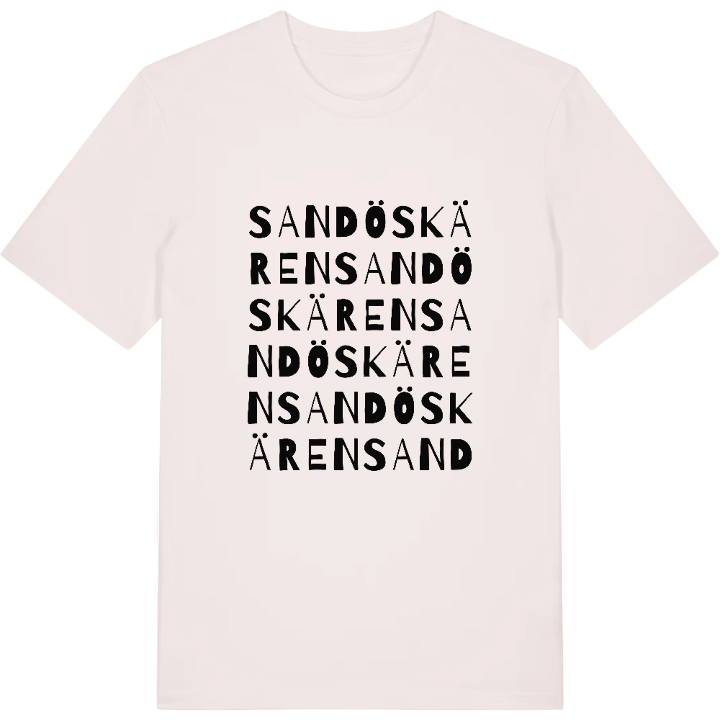 Sandöskären ordlek t-shirt – t-shirt från PinShirt