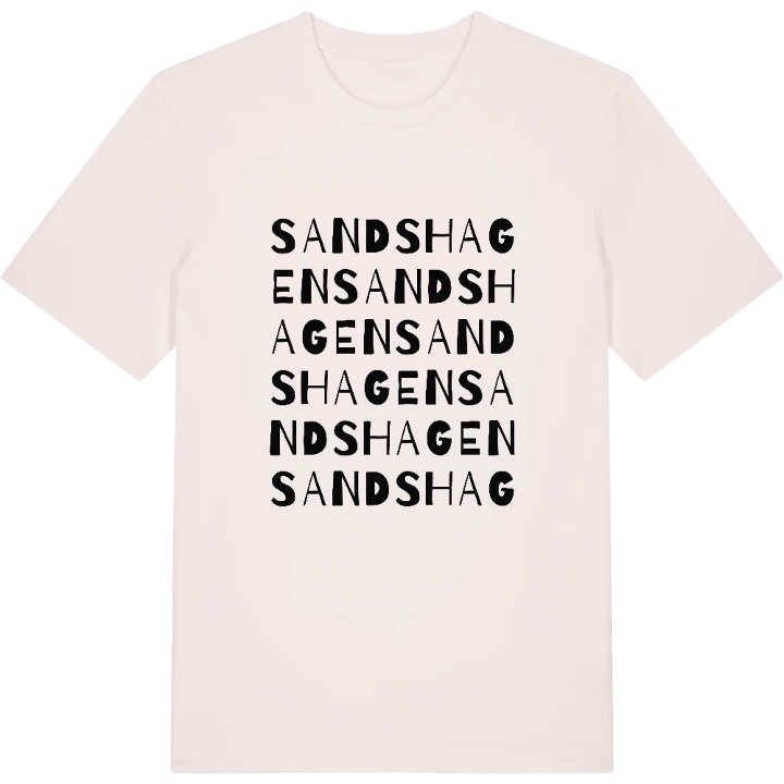 Sandshagen ordlek t-shirt – t-shirt från PinShirt