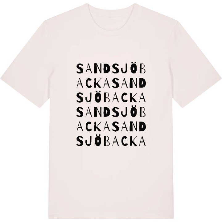 Sandsjöbacka ordlek t-shirt – t-shirt från PinShirt