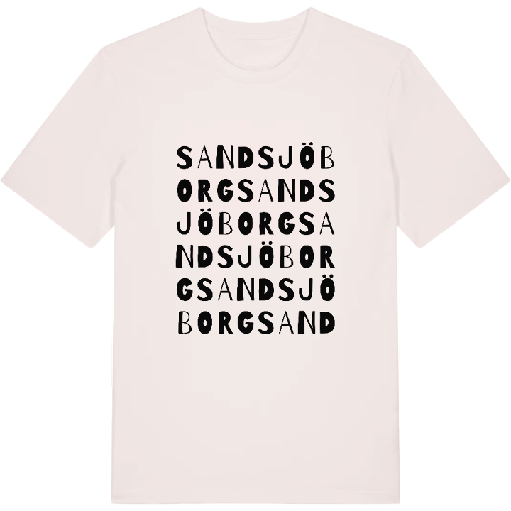 Sandsjöborg ordlek t-shirt – t-shirt från PinShirt