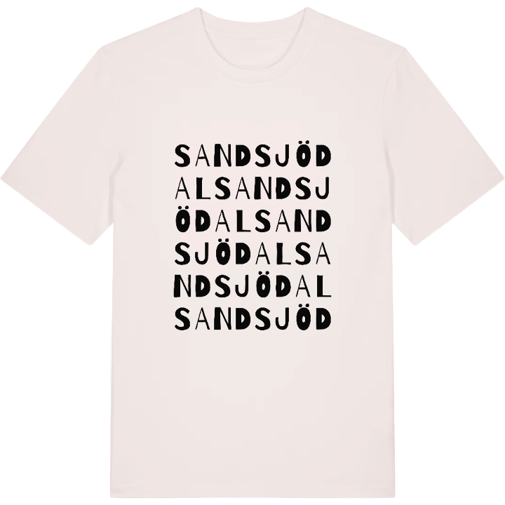 Sandsjödal ordlek t-shirt – t-shirt från PinShirt