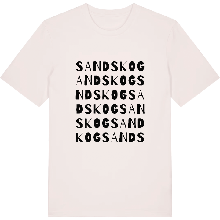 Sandskog ordlek t-shirt – t-shirt från PinShirt