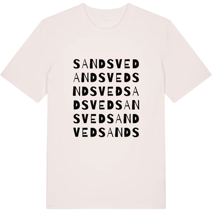 Sandsved ordlek t-shirt – t-shirt från PinShirt