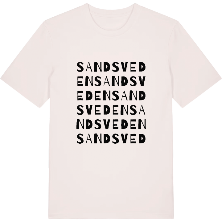 Sandsveden ordlek t-shirt – t-shirt från PinShirt