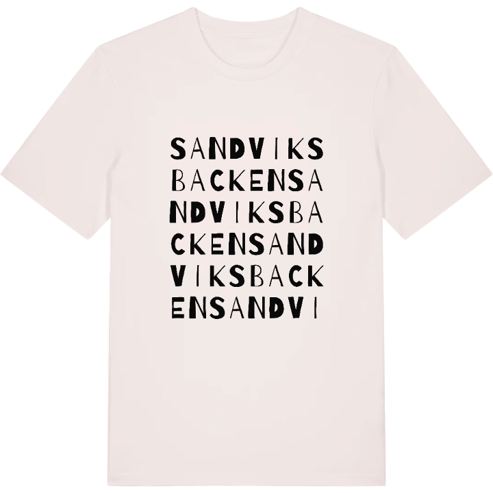 Sandviksbacken ordlek t-shirt – t-shirt från PinShirt