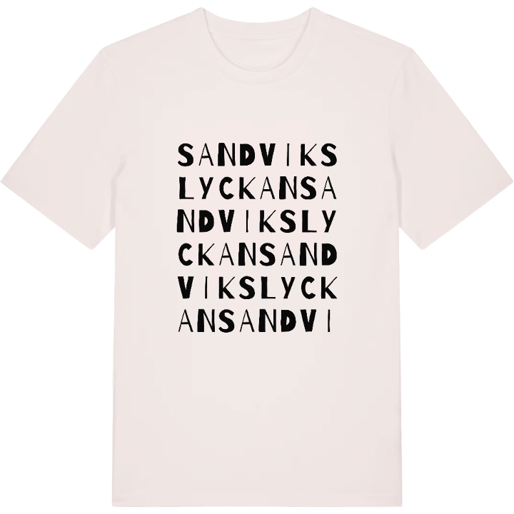 Sandvikslyckan ordlek t-shirt – t-shirt från PinShirt