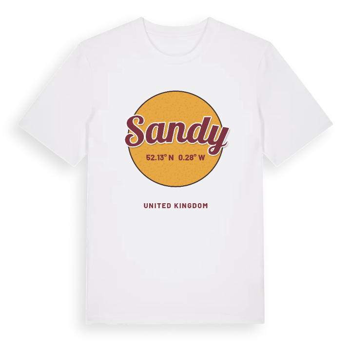 Sandy cirkel t-shirt – t-shirt från PinShirt