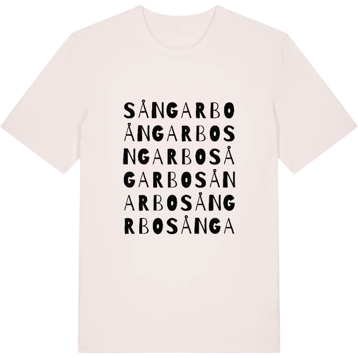 Sångarbo ordlek t-shirt – t-shirt från PinShirt