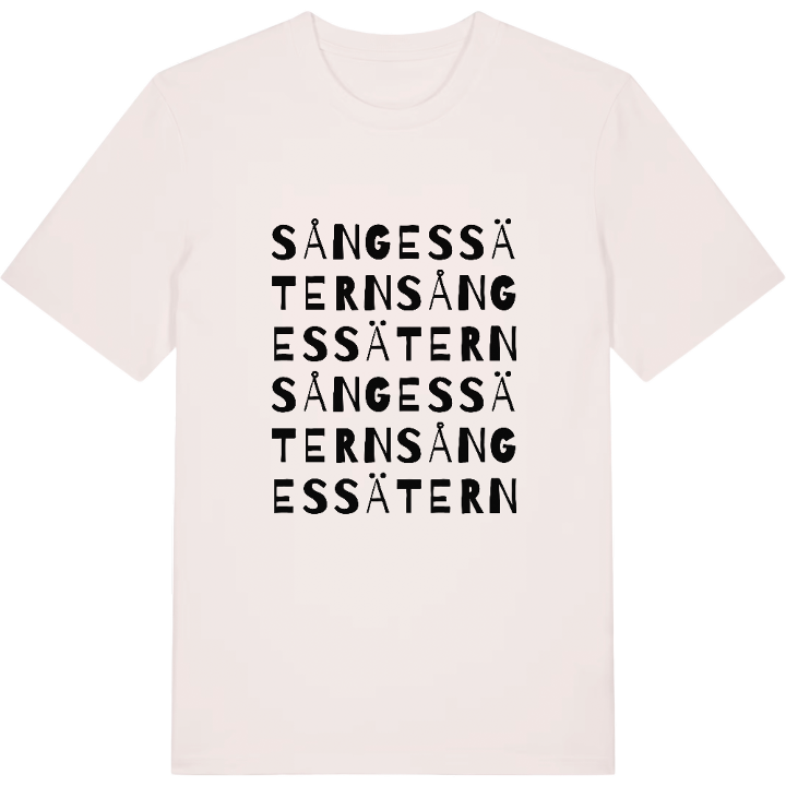 Sångessätern ordlek t-shirt – t-shirt från PinShirt