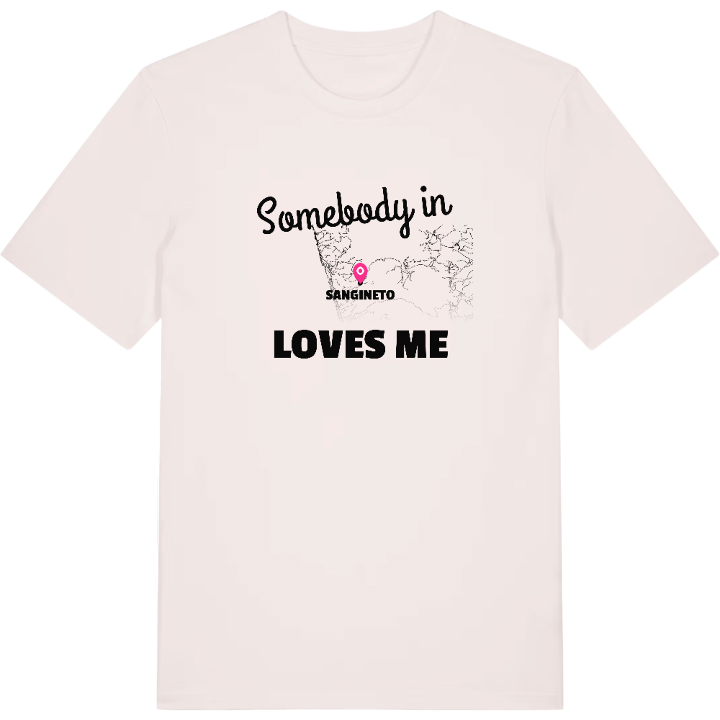 Någon i Sangineto älskar mig t-shirt – t-shirt från PinShirt