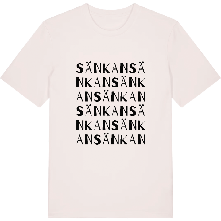 Sänkan ordlek t-shirt – t-shirt från PinShirt