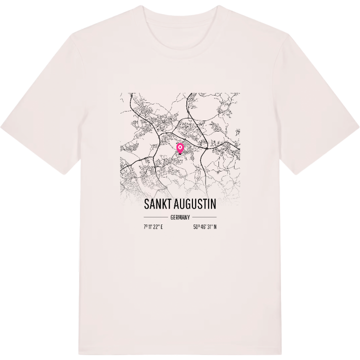 Sankt Augustin karta t-shirt – t-shirt från PinShirt