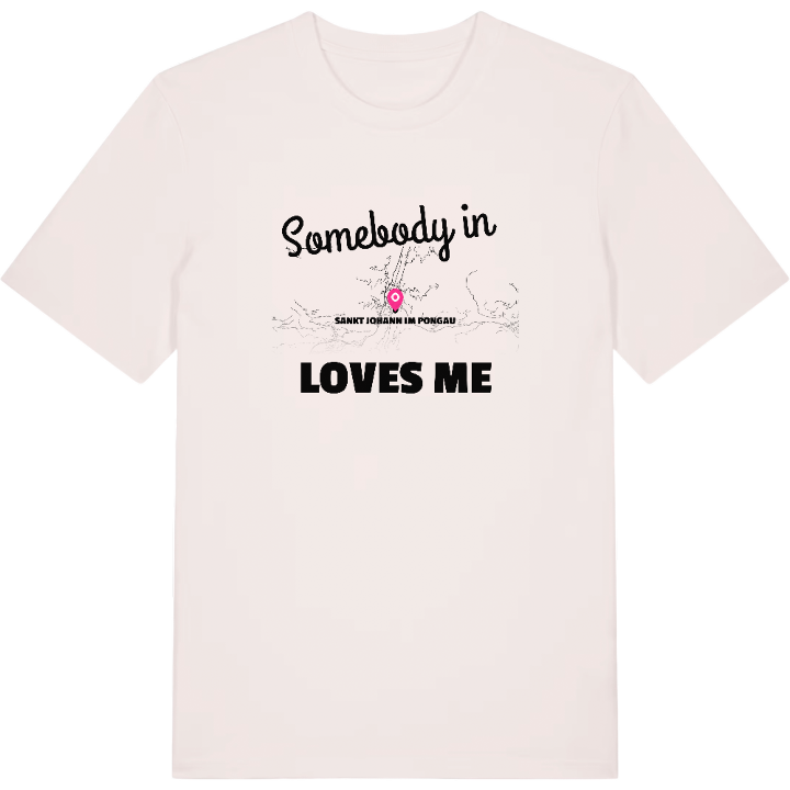Någon i Sankt Johann im Pongau älskar mig t-shirt – t-shirt från PinShirt