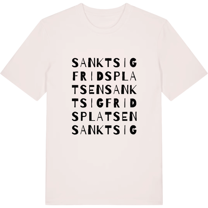 Sankt Sigfridsplatsen ordlek t-shirt – t-shirt från PinShirt