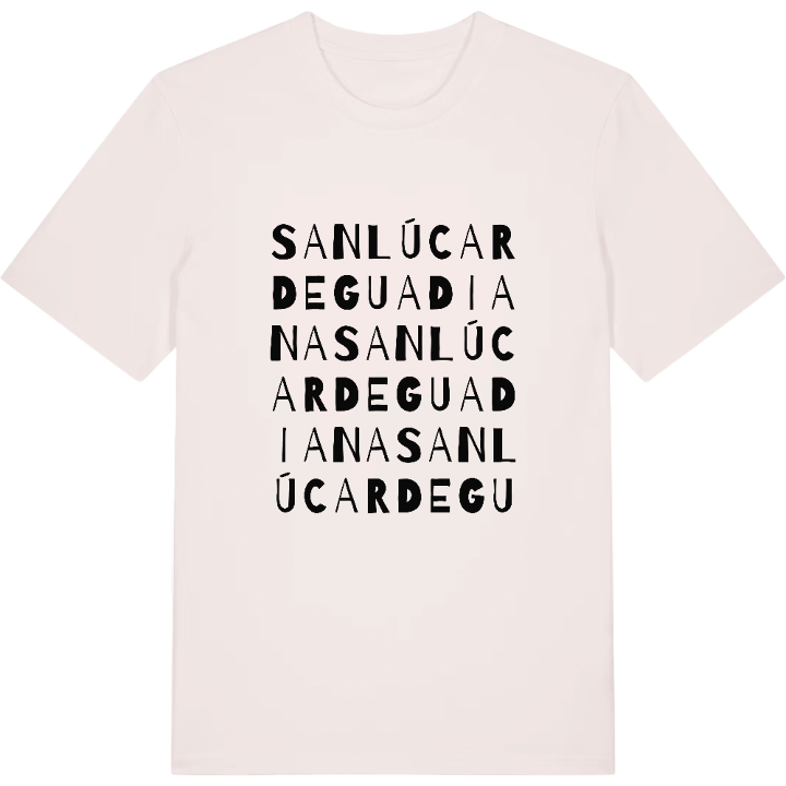 Sanlúcar de Guadiana ordlek t-shirt – t-shirt från PinShirt