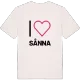 Jag älskar Sånna t-shirt stort tryck