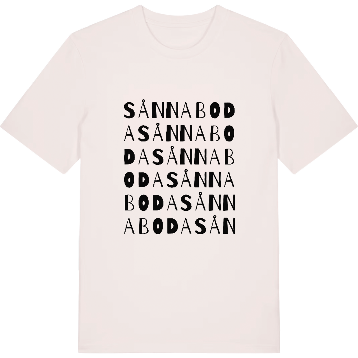 Sånnaboda ordlek t-shirt – t-shirt från PinShirt