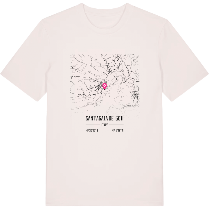 Sant'Agata de' Goti karta t-shirt – t-shirt från PinShirt