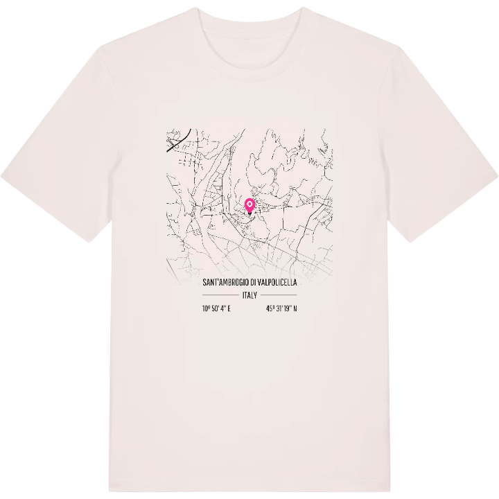 Sant'Ambrogio di Valpolicella karta t-shirt – t-shirt från PinShirt