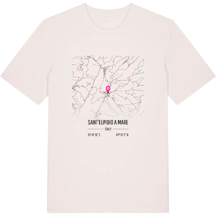 Sant'Elpidio a Mare karta t-shirt – t-shirt från PinShirt