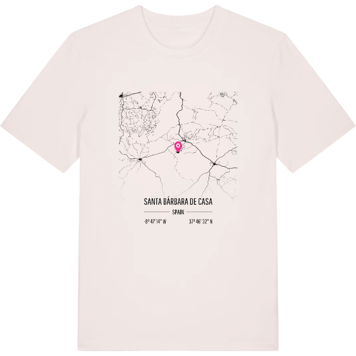 Santa Bárbara de Casa karta t-shirt – t-shirt från PinShirt