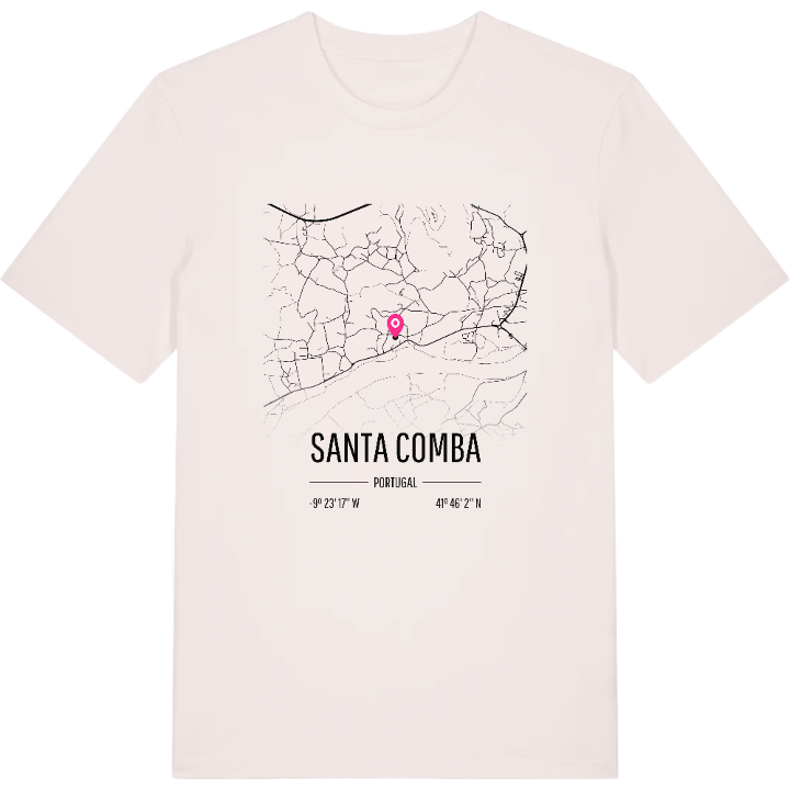 Santa Comba karta t-shirt – t-shirt från PinShirt