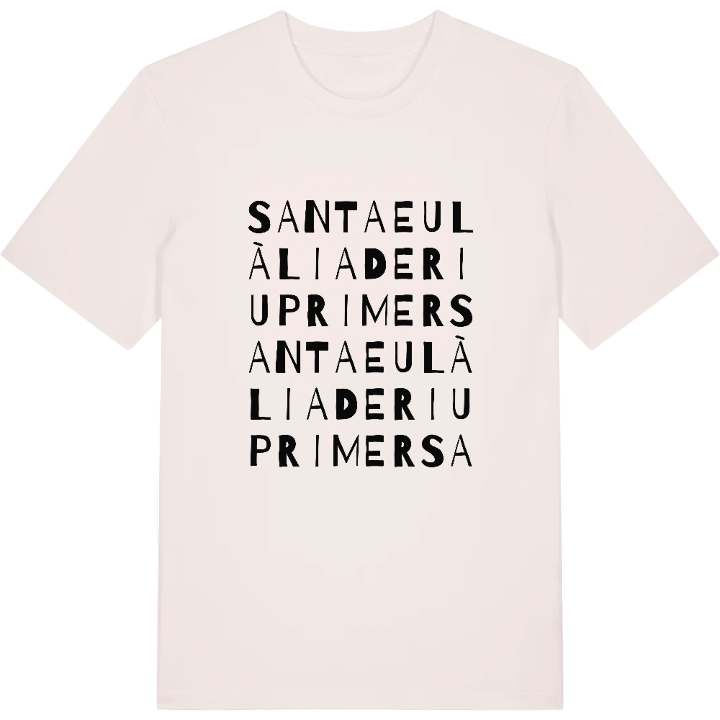 Santa Eulàlia de Riuprimer ordlek t-shirt – t-shirt från PinShirt