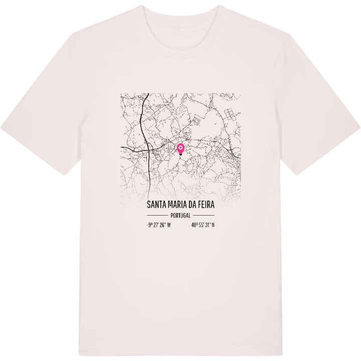 Santa Maria da Feira karta t-shirt – t-shirt från PinShirt