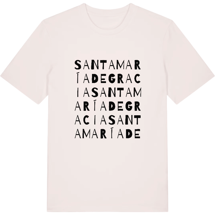 Santa María de Gracia ordlek t-shirt – t-shirt från PinShirt