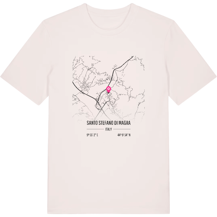 Santo Stefano di Magra karta t-shirt – t-shirt från PinShirt