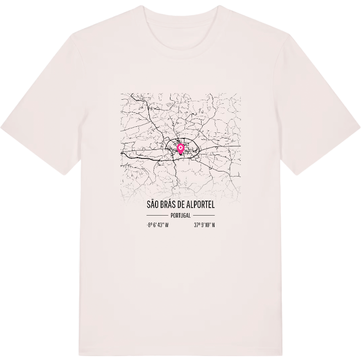São Brás de Alportel karta t-shirt – t-shirt från PinShirt