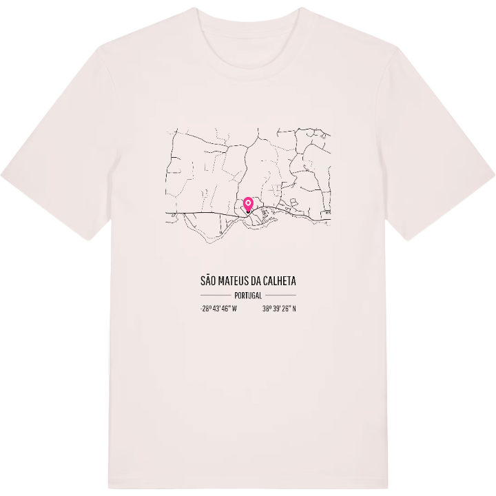 São Mateus da Calheta karta t-shirt – t-shirt från PinShirt
