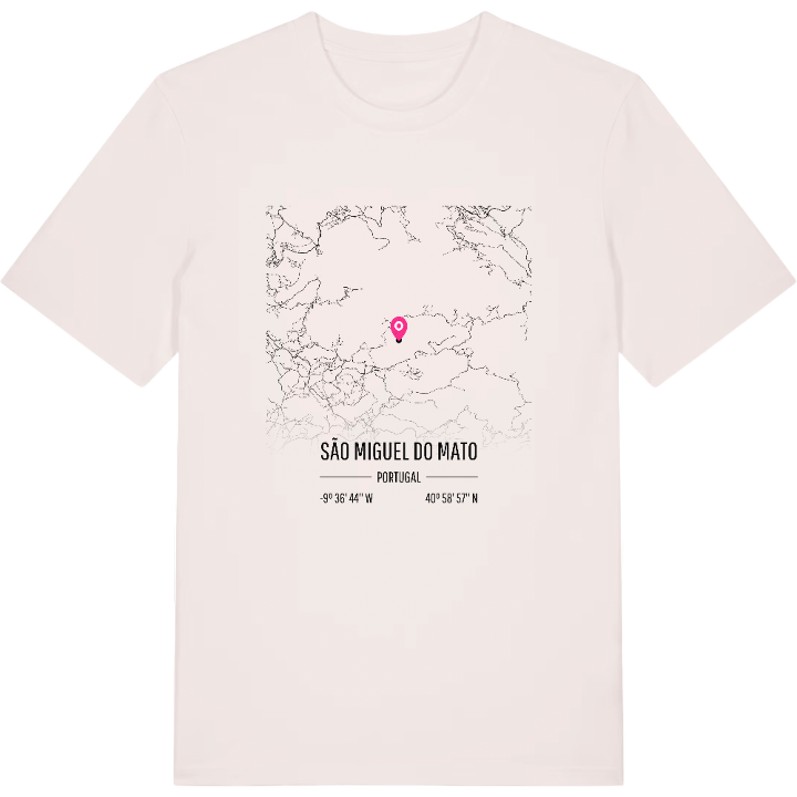 São Miguel do Mato karta t-shirt – t-shirt från PinShirt