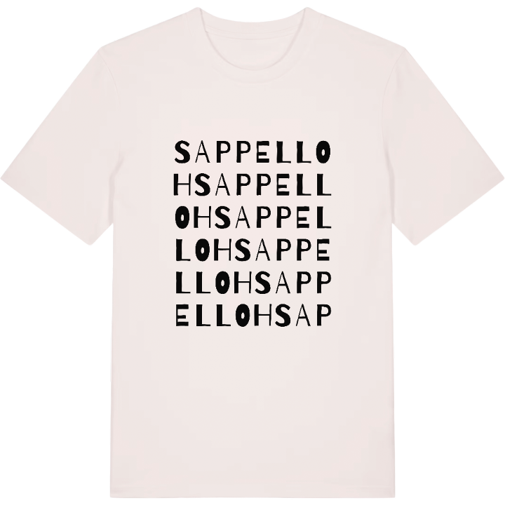 Sappelloh ordlek t-shirt – t-shirt från PinShirt